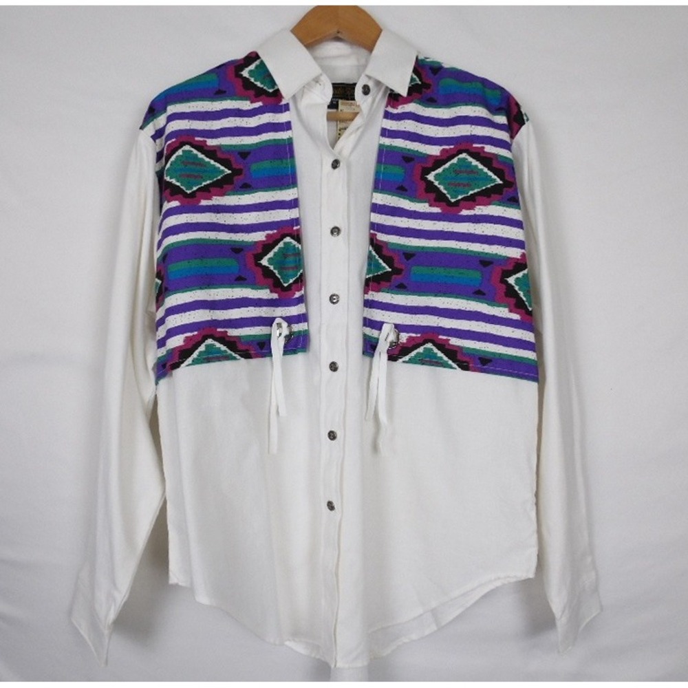 Vintage Panhandle Slim Womens Western Shirt Size Medium